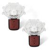 2Pcs 7056 Check Valve Covers with Flapper Assembly Compatible with Zodiac Jandy Spring Check Valve Replacement# 7235,7305