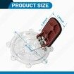 2Pcs 7056 Check Valve Covers with Flapper Assembly Compatible with Zodiac Jandy Spring Check Valve Replacement# 7235,7305
