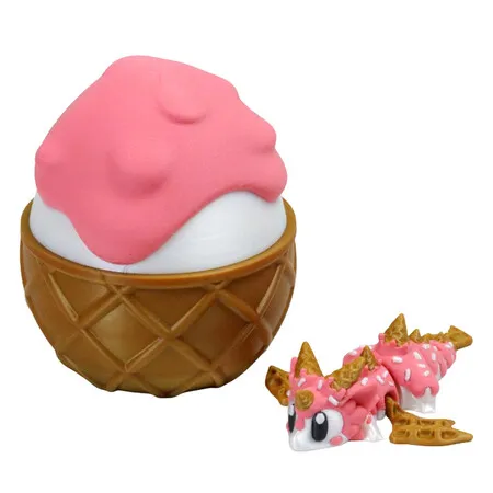 3D Printed Dragon Dino Egg 8cm Flexible Articulated Fidget Toy PLA Material Figurines  Festival Collectible  Easter Christmas Birthday Kids Gift