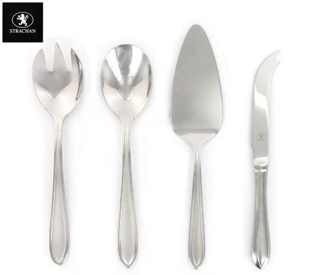 Strachan Soprano 4 Piece 18/10 Stainless Steel Hostess Set