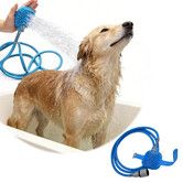 2 in 1 Shower Massager Pet Cleaning Shower Head Cleaning Tools Dog Bath Brush 2 Meters Silicone Scrubber Brush Pet Grooming Supplies