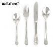 Wiltshire 18/10 Stainless Steel 4 Piece Children's Cutlery Set - Bear Design