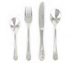 Wiltshire 18/10 Stainless Steel 4 Piece Children's Cutlery Set - Bear Design