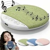 Sleep Pillow Speaker, Bluetooth Pillow Speaker with White Noise Timer Wireless Sleep Aid with Stereo Bass Private Listening & Auto-Off Timer Green