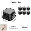 6 Pcs Cable Organiser,Cable Management Clips For Desk And Office,Cord Holder With Adhesive Backing,Cable Clips For Electrical Wire Management