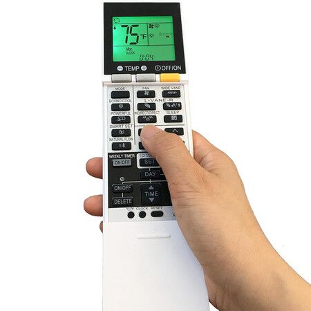 Replacement Remote Control Compatible for Mitsubishi Electric Mr. Slim Air Conditioner HVAC MSZ-FH06NA MSZ-FH09NA MSZ-FH12NA MSZ-FH15NA MSZ-FH18NA