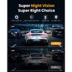4 Channel 360 Degree Dash Cam Front Rear Inside & Left Right,4K+1080P*3 FHD Car Camera,8 IR Lamps Night Vision,Includes 64GB SD Card