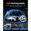 4 Channel 360 Degree Dash Cam Front Rear Inside & Left Right,4K+1080P*3 FHD Car Camera,8 IR Lamps Night Vision,Includes 64GB SD Card