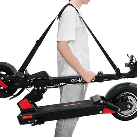 Scooter Straps, Adjustable Carrying Strap with Non-slip Shoulder Pad, Compatible with Segway Es1/es2/es2 Pro/es4/f30/f40/e8/e10/c10/max Mijia M365