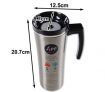 Sipp by Thermos 470ml Vacuum Insulated Stainless Steel Flask Travelling Mug - Black