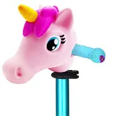 Scooter Accessories Suit for T-Bar Handle Scooter, Bike, Bicycle, Unicorn Head for Scooter Decoration with Bike Streamers