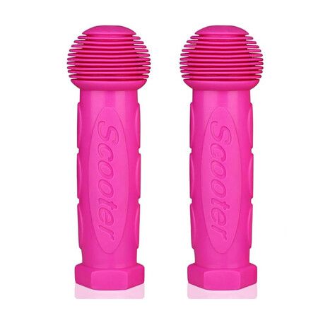 Scooter Grip Handlebar 1 Pair Bicycle Grip Fit for 2-3-4 Wheels Kid Kick Scooters,Children Bike,Rocking car,Drifting Scooter,Swing Scooter, Purple