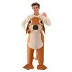 Couple Inflatable Dachshund Costume for Halloween Blow Up Costumes 2 People Funny Dog Costumes for Men Women Cosplay