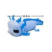 30CM Axolotl Plush Stuffed Toy Soft Pillow, Suitable for Video Game Enthusiasts, Kids Birthday Parties Christmas Holiday Gift (Blue)