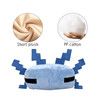 30CM Axolotl Plush Stuffed Toy Soft Pillow, Suitable for Video Game Enthusiasts, Kids Birthday Parties Christmas Holiday Gift (Blue)