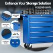 Giantz Tool Chest Trolley 10 Drawers Toolbox Storage Blue