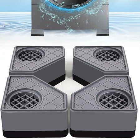 4Pcs Anti Vibration Pads for Washing Machine,Stops Washer Dryer Moving,Prevents Noise,Vibration Transfer,Antivibration Stabilizer Support Feet