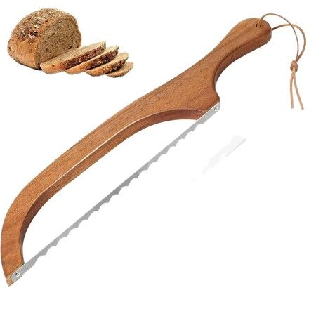 Bread Knife for Homemade Bread 14.5 inch Sourdough Bread Knife, Premium Slicer for Homemade Bread, Baguettes and More Cuts Thin, Sharpness Blade