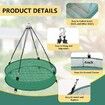 2Pcs Bird Seed Catcher Tray for Hanging Bird Feeder Platform,Deep Birdseed Hoop for Hummingbird Feeders Bee Outdoor Garden Accessories(76x10cm)