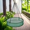 2Pcs Bird Seed Catcher Tray for Hanging Bird Feeder Platform,Deep Birdseed Hoop for Hummingbird Feeders Bee Outdoor Garden Accessories(60x10cm)