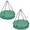 2Pcs Bird Seed Catcher Tray for Hanging Bird Feeder Platform,Deep Birdseed Hoop for Hummingbird Feeders Bee Outdoor Garden Accessories(60x10cm)