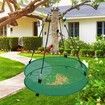 2Pcs Bird Seed Catcher Tray for Hanging Bird Feeder Platform,Deep Birdseed Hoop for Hummingbird Feeders Bee Outdoor Garden Accessories(50x10cm)