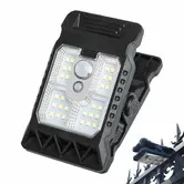 Solar Motion Sensor Lights Outdoor LED Camping Lantern Clip Wall Lamp Waterproof Garden,Portable Security Lights for Camp Fence Garage