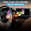 4-in-1 CarPlay Screen Mirroring Adapter for Apple CarPlay Android Auto,AirPlay MirrorLink Adapter,CarPlay Dongle Convert Plug and Play(Orange)