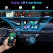 4-in-1 CarPlay Screen Mirroring Adapter for Apple CarPlay Android Auto,AirPlay MirrorLink Adapter,CarPlay Dongle Convert Plug and Play(Orange)