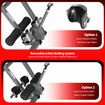 Gravity Inversion Table Exercise Machine Hang Upside Down Back Stretcher Inverter Lumbar Support Home Gym Fitness Equipment Adjustable Headrest Heights
