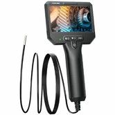 3.9mm Endoscope Camera with Light 1920P HD Industrial Borescope Inspection Camera with 4.3" IPS Screen,1.5M Semi-Rigid Cable,Waterproof Cam for Car Engine