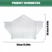 Window Bird Feeders,Window Parrot Feeder Clear Visibility Bird House Nest for Sparrow Parakeet Budgies Conures Cockatiels