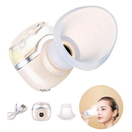 Heated Eye Sprayer for Dry Eyes Relief Mist Steamer Portable Warm Compress Eyes Mister for Eyelid,Eye Skin SPA Eye Steam and Stye Mini Eye Drops Tool