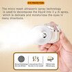 Heated Eye Sprayer for Dry Eyes Relief Mist Steamer Portable Warm Compress Eyes Mister for Eyelid,Eye Skin SPA Eye Steam and Stye Mini Eye Drops Tool