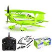 RC Plane 4CH A310 Biplane RC Airplane 3D/6G 1504 Brushless Motor Remote Control Plane EPP Foam 2.4G Fixed-Wing Model Plane with 2 Batteries