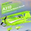RC Plane 4CH A310 Biplane RC Airplane 3D/6G 1504 Brushless Motor Remote Control Plane EPP Foam 2.4G Fixed-Wing Model Plane with 2 Batteries