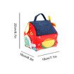 Plush Farm Toy Soft Portable Developmental Interactive Stuffed Animals Farm Animals With Carrier,For Boys Girls Kids Children
