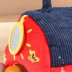 Plush Farm Toy Soft Portable Developmental Interactive Stuffed Animals Farm Animals With Carrier,For Boys Girls Kids Children