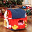 Plush Farm Toy Soft Portable Developmental Interactive Stuffed Animals Farm Animals With Carrier,For Boys Girls Kids Children