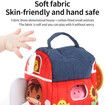 Plush Farm Toy Soft Portable Developmental Interactive Stuffed Animals Farm Animals With Carrier,For Boys Girls Kids Children