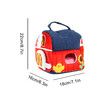 Plush Farm Toy Soft Portable Developmental Interactive Stuffed Animals Farm Animals With Carrier,For Boys Girls Kids Children