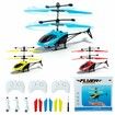 Remote Control Helicopter,Gesture Sensing Indoor Flying Helicopter Toys,RC Airplane with 10Mins Flight,RC Helicopters with Light,Birthday Gifts