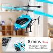 Remote Control Helicopter,Gesture Sensing Indoor Flying Helicopter Toys,RC Airplane with 10Mins Flight,RC Helicopters with Light,Birthday Gifts