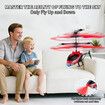 Remote Control Helicopter,Gesture Sensing Indoor Flying Helicopter Toys,RC Airplane with 10Mins Flight,RC Helicopters with Light,Birthday Gifts (Red)
