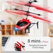 Remote Control Helicopter,Gesture Sensing Indoor Flying Helicopter Toys,RC Airplane with 10Mins Flight,RC Helicopters with Light,Birthday Gifts (Red)