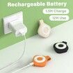 Nurse Night Light Clip for Badge Rechargeable Magnetic Badge Light with 6 Brightness & 3 Color Modes,Hands-Free Nurse Essentials,Purse Light Orange