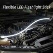 Bendable LED Flashlight Stick,27In Flexible LED Bendable Work Light,Rechargeable High Lumen Work Light with 3 Brightness Levels