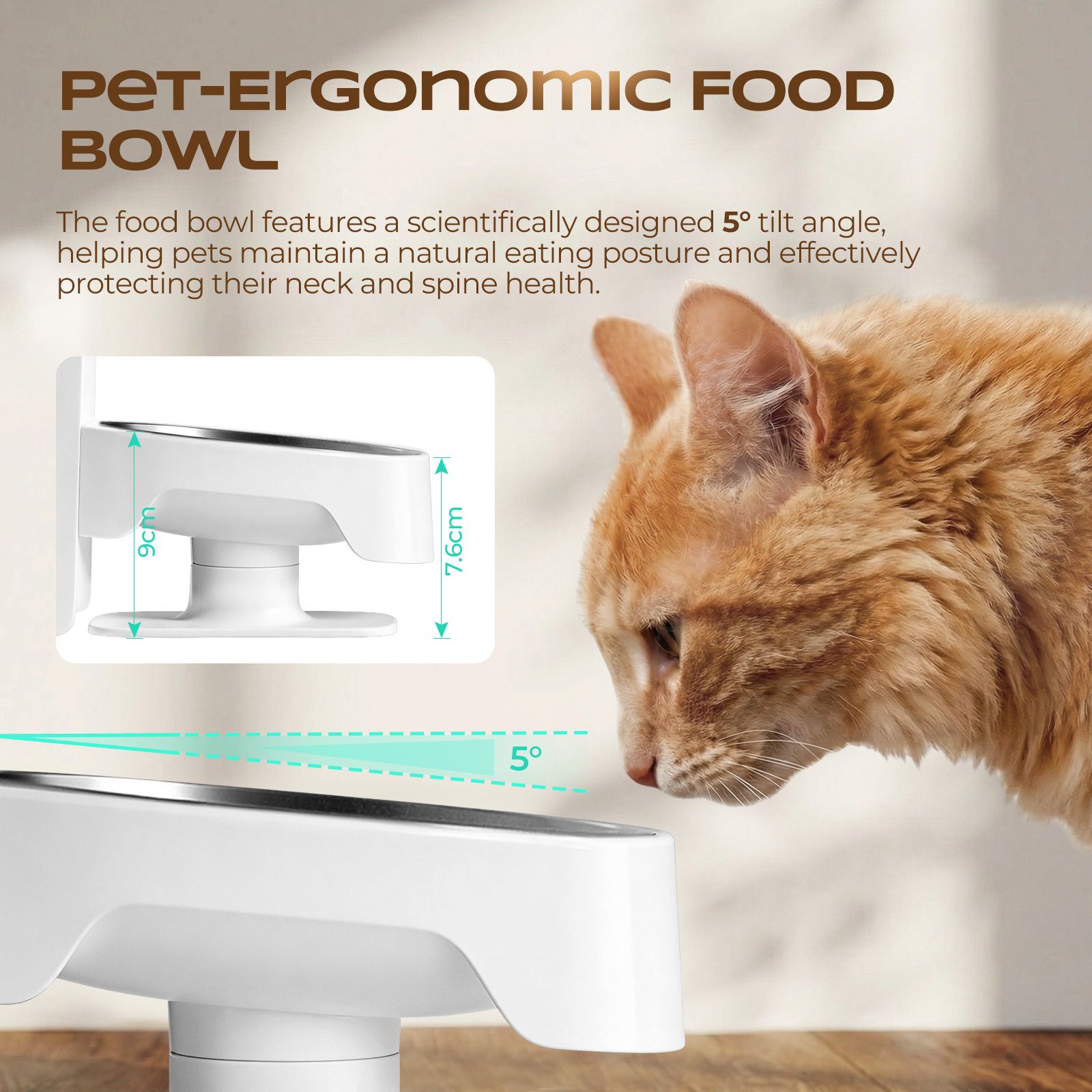 Automatic Pet Feeder 6L WiFi Auto Dog Cat Food Dispenser 1080P HD Video Camera Smart App Control 10 Meals Timed Feeding Station Bowl Voice Recorder