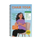 Chair Yoga for Seniors Book Chart,Gentle Seated Chair Yoga Guide,30-Day Challenge for Flexibility & Balance,Chair Yoga Routine for Older People