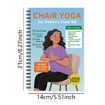 Chair Yoga for Seniors Book Chart,Gentle Seated Chair Yoga Guide,30-Day Challenge for Flexibility & Balance,Chair Yoga Routine for Older People